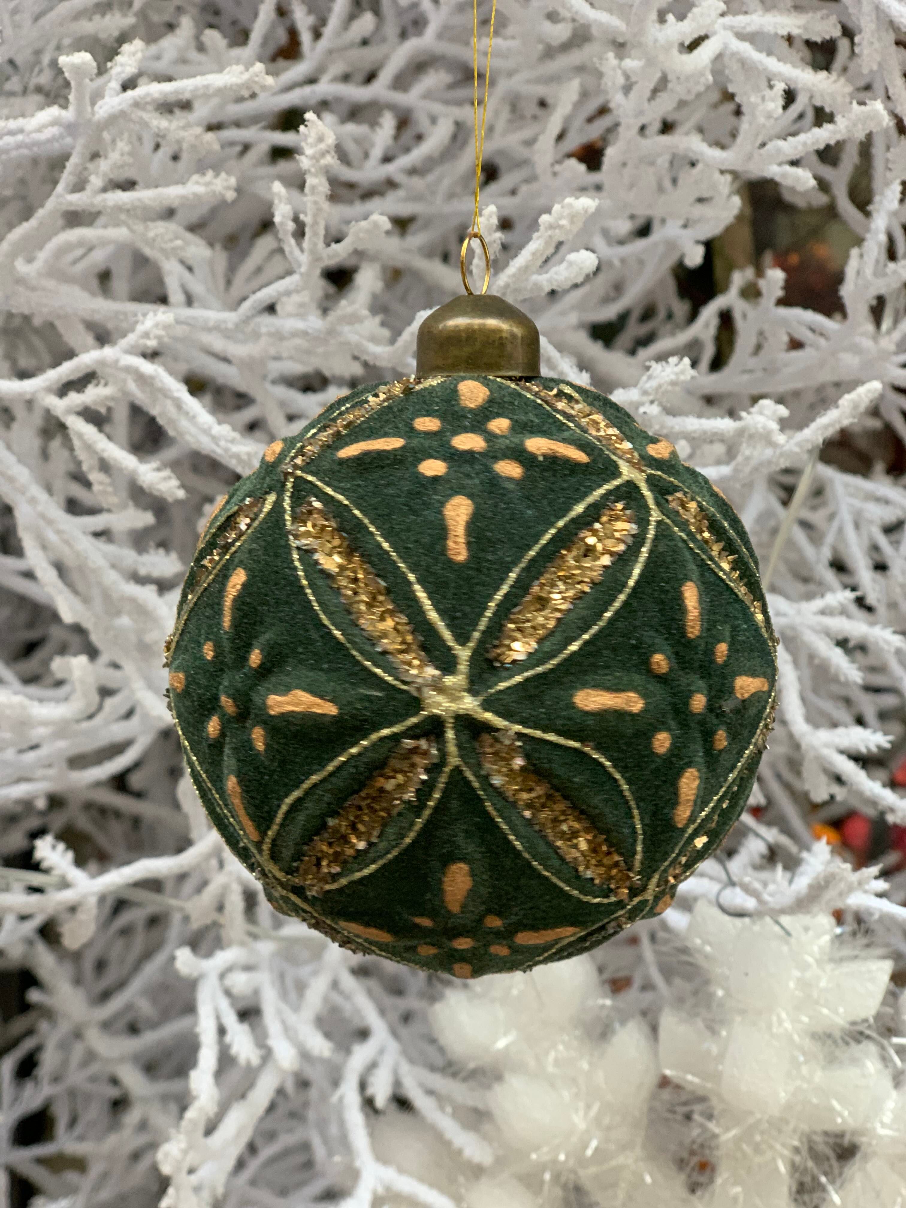 Zöld üveggömb nagy 